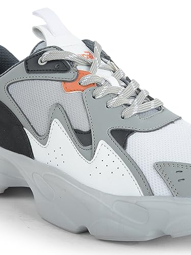 Image of Liberty LEAP7X Brown & White Running Shoes for Men