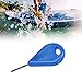 Vbest life Pack of 6 Surfboard Fin Key, Metal Hex Key Surf Fin Key Spare Replacement Surfing Boar Accessory(Blue)