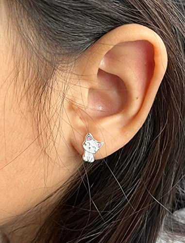 La Rosa Princesa Kawaii Orecchini a forma di gatto...