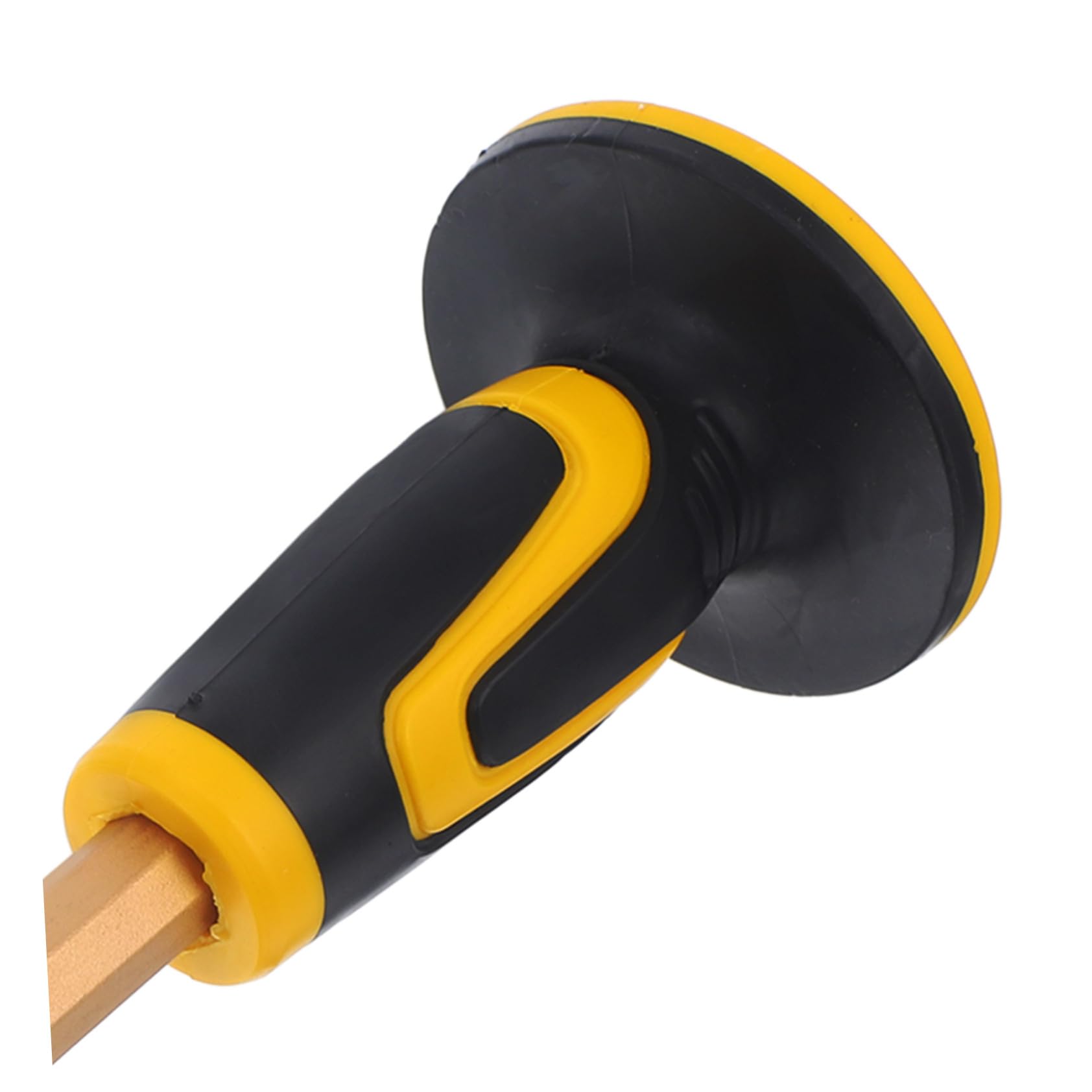 GLEAVI 3pezzi Scalpello Per Muratura Con Protezione Chisel Duro Per Lavori Di Pietra e Manico Ergonomico Strumento Versatile Per Falegnami e Muratori