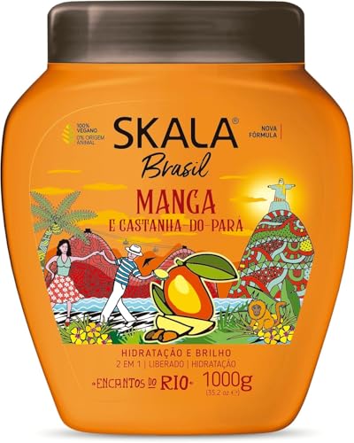 Skala Expert Manga e Castanha 1000ML - Hidratación y Definición para Cabello Rizado