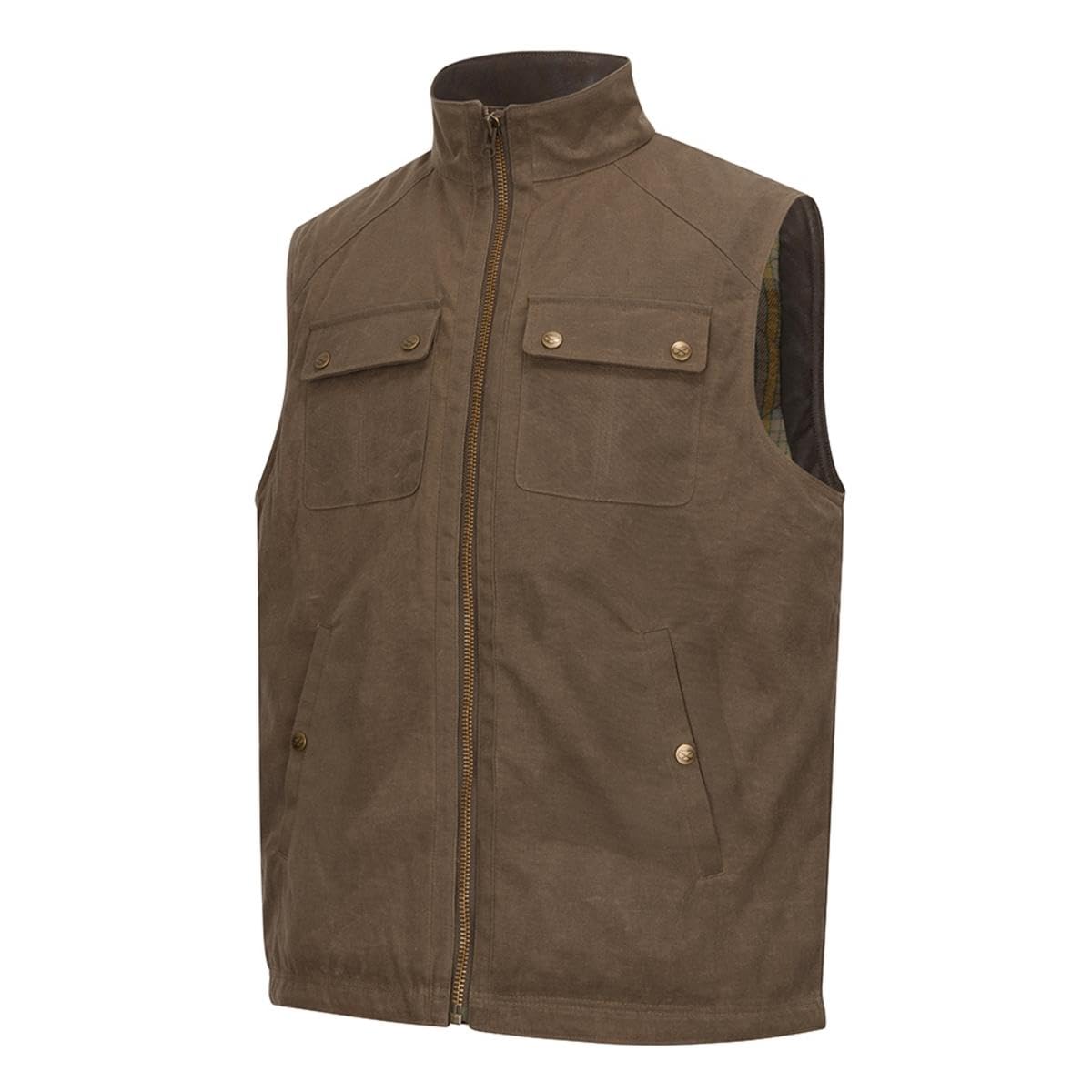 Hoggs of Fife Balfour Waxed Canvas Gilet XXX-LargeXXX-Large