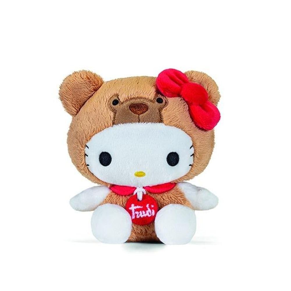 Trudi Hello Kitty dressed as Bear Hector | Plush, gift idea | Hello Kitty and friends | 15x14,5x10 cm size XS | model 25043