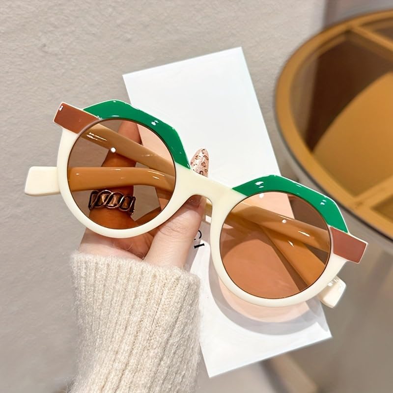 willochra Fashion Round Sunglasses for Women Retro Candy Color Shades UV400 Men Trending Polygon Punk Sun Glasses4