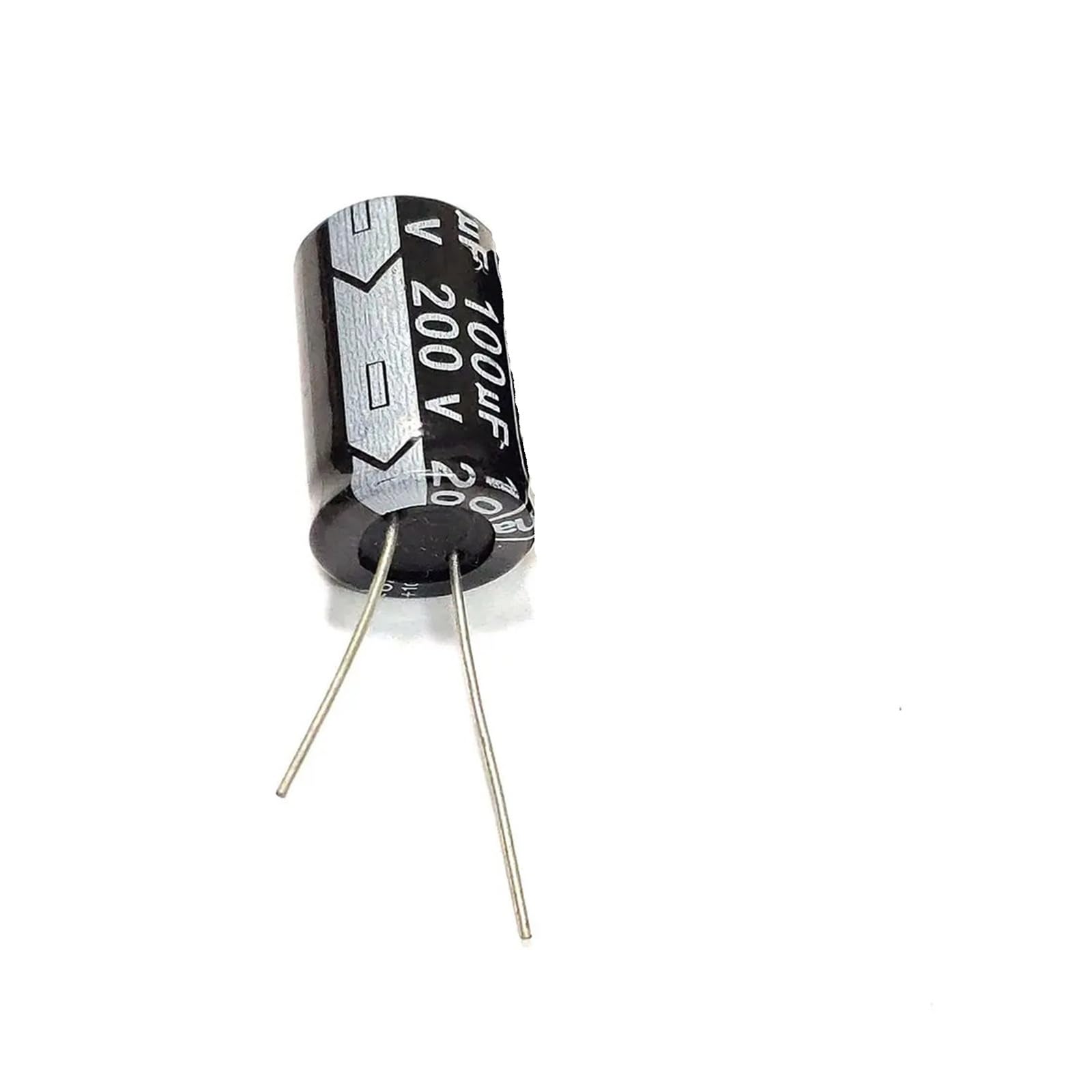 Condensateur 100uF 200V haute tolérance en aluminium pour filtrage de tension stable