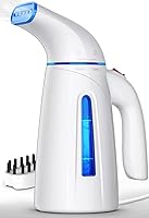 OGHom Handheld Clothes Steamer, 240ml 700W Portable Travel Garment Steamer, Wrinkle Remover Iron for All Fabrics (Blue)