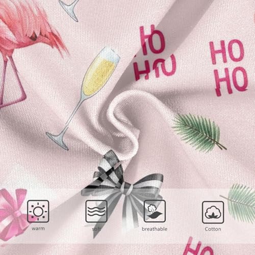 Christmas Flamingos Pink Toddler Underwear Girls, Girls Cotton Underwear, 2T–8 Years3