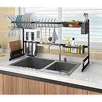 Scaffale Sottolavello Estensibile In Acciaio Inox - 50-70cm Con 2 Ripiani - Foto 11