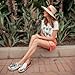 UIN Slip-On para Mujeres Mocasines de Cuero Zapatos Planos para Mujer Cómodo...