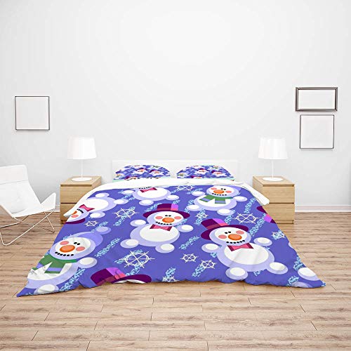 Housse de couette hôtel de qualité supérieure en polyester double 3 pièces - 4