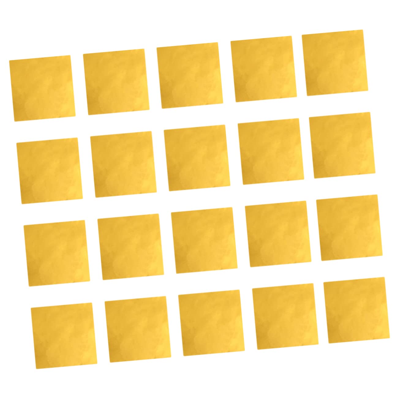 HAPINARY 150pcs Gold Sheet Shiny Paper Art Foil Paper Sticker Decor for Decorative