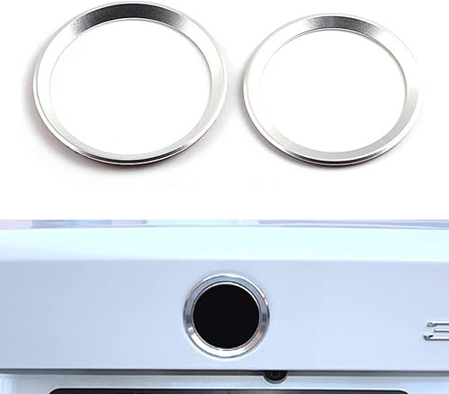 Miniatura 6 de Xotic Tech - 1 pieza de emblema para el maletero del capó delantero y trasero compatible con BMW 1 3 5 6 7 Z X Series M3 M4 E36 E46 E90 (plateado) -