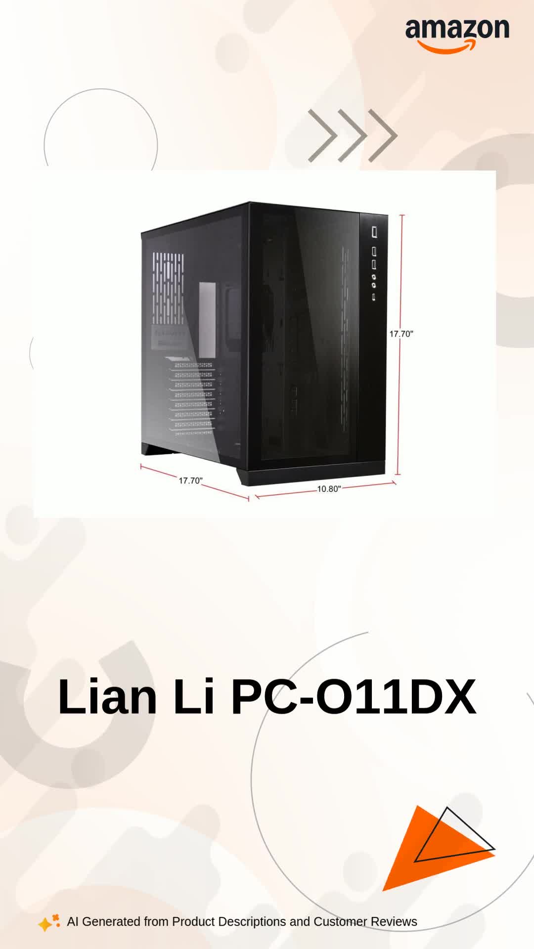 Amazon.in: Buy Lian Li Aluminium PC-O11DX 011 Dynamic Tempered