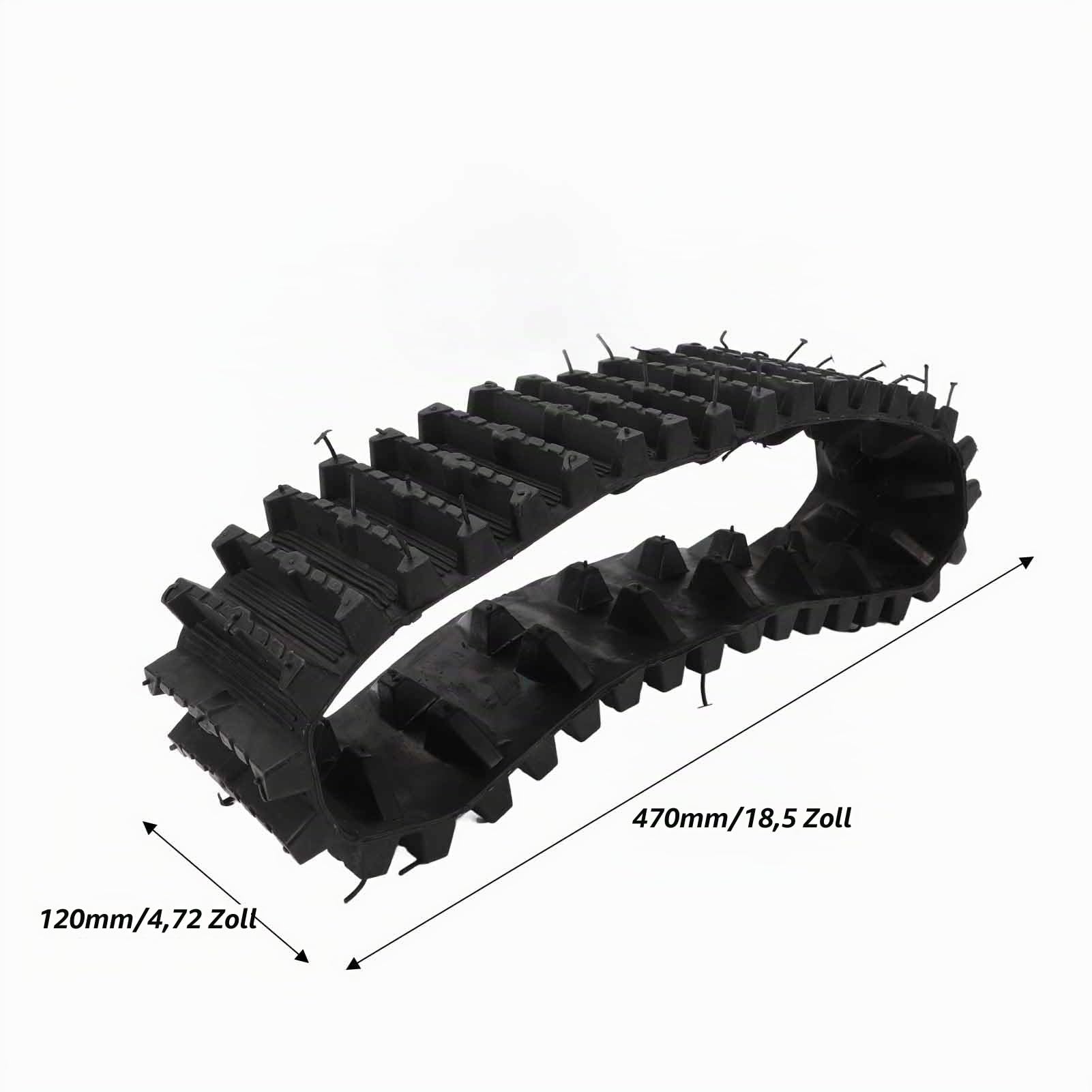 ATV-Gummikette, Gummiketten, Erhöhte Traktion, Radreifenkette für ATV, UTV, Elektrische Schneemobil-Schneefräse, Go-Kart