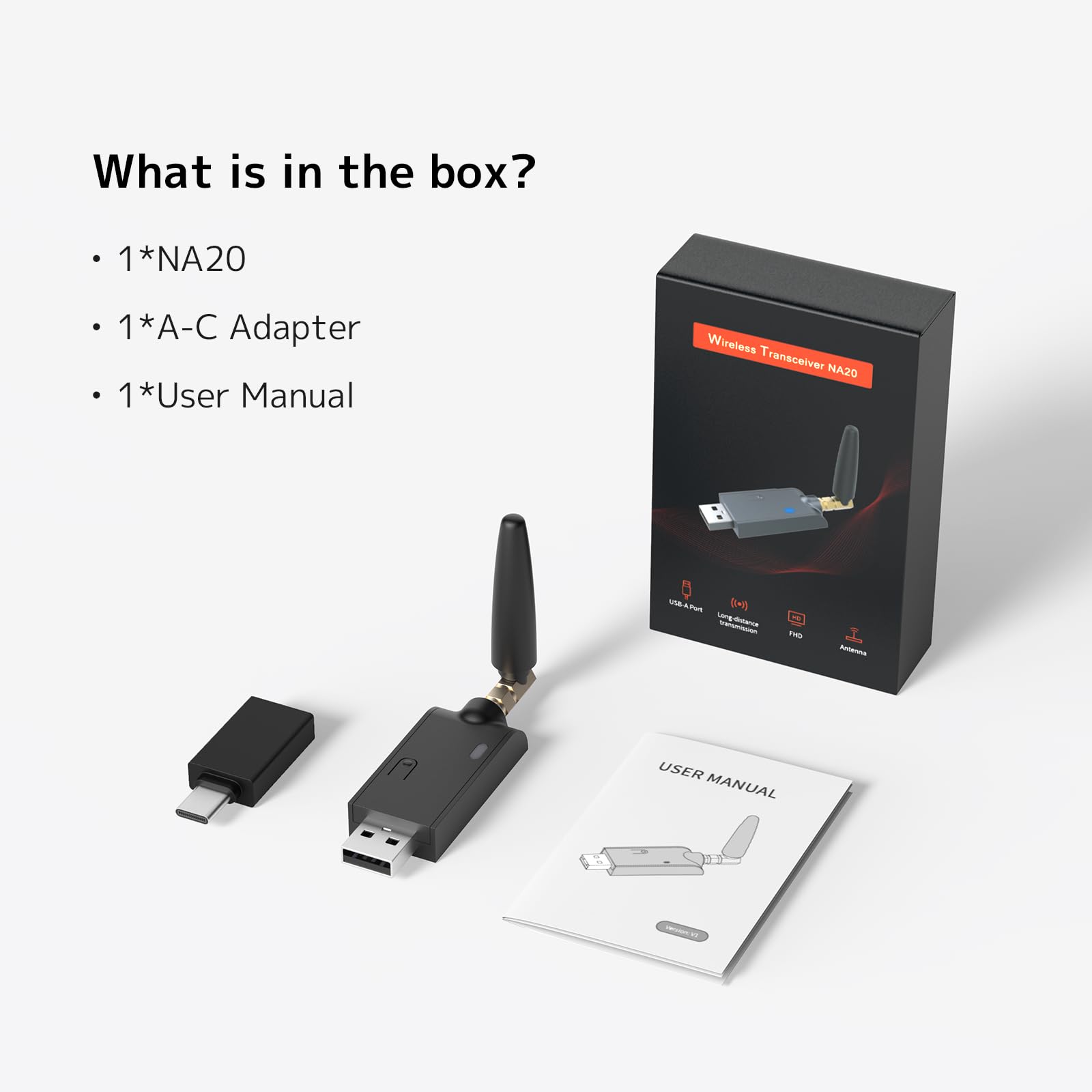 NEARITY NA20 Bluetooth Adapter PC für 360 Alien Webcam