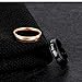 Fashion Ahead 2pcs Matching Set Couple Rings His Queen and Her King Stainless Steel Promise Rings Engagement Band Valentine's Day Couples Gifts(Men size 9 & Women Size 7)