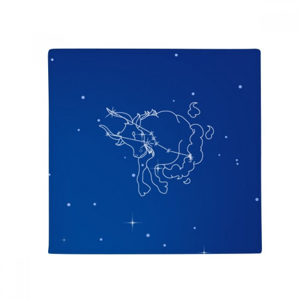 Tapis rond Bélier constellation 60x60cm pour salon cuisine et bain
