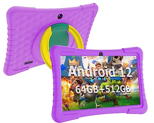 Kids Tablet, 10 Inch Tablet For Kids 64Gb Rom+512Gb Expand Android Tablets, Tablet App Preinstalled & Parent Control Kids Education With Wifi, 8000Mah Batery, Dual Camera, Netflix, Youtube #TOP4