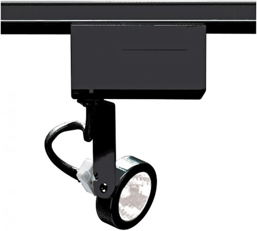 Nuvo Lighting Mr16 Gimbal Ring TH239 Transitional One Light Track Heads Black Collection Finish, 2.00 inches