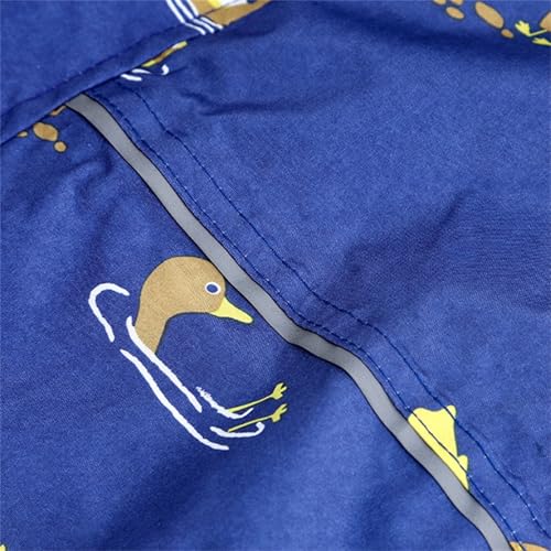 Toddler Kids Rain Suit Boys Girls One Piece Raincoat Waterproof Coverall Lightweight Rainwear Snap-Button Rain Jacket2