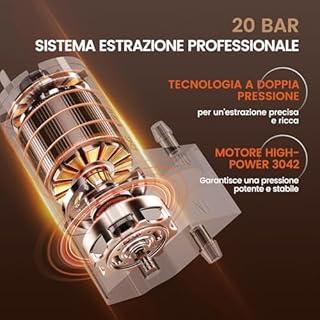 BESCOST Macchina Caffè Portatile 3 IN 1 Compatibile con NS, DG, Polvere di Caffè,Auto-Riscaldamento,Caffettiera Portatile da Viaggio,Macchina Caffè Espresso per Ufficio Campeggio Auto Barca