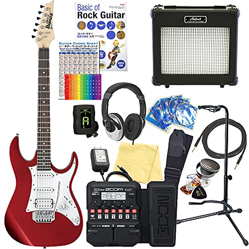 Ibanez アイバニーズ GRX40 CA エレキギター 初心者 入門 18点セット 【ZOOM G1XFour マルチエフェクター付】