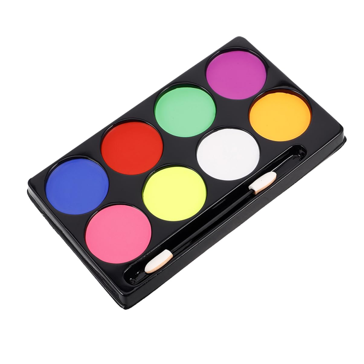 PACKOVE Color Artistic Face Paint Palette for Oil Based Makeup for Festivals Parties Stage Performances Easy to Apply Remove Vivid Colors Durable