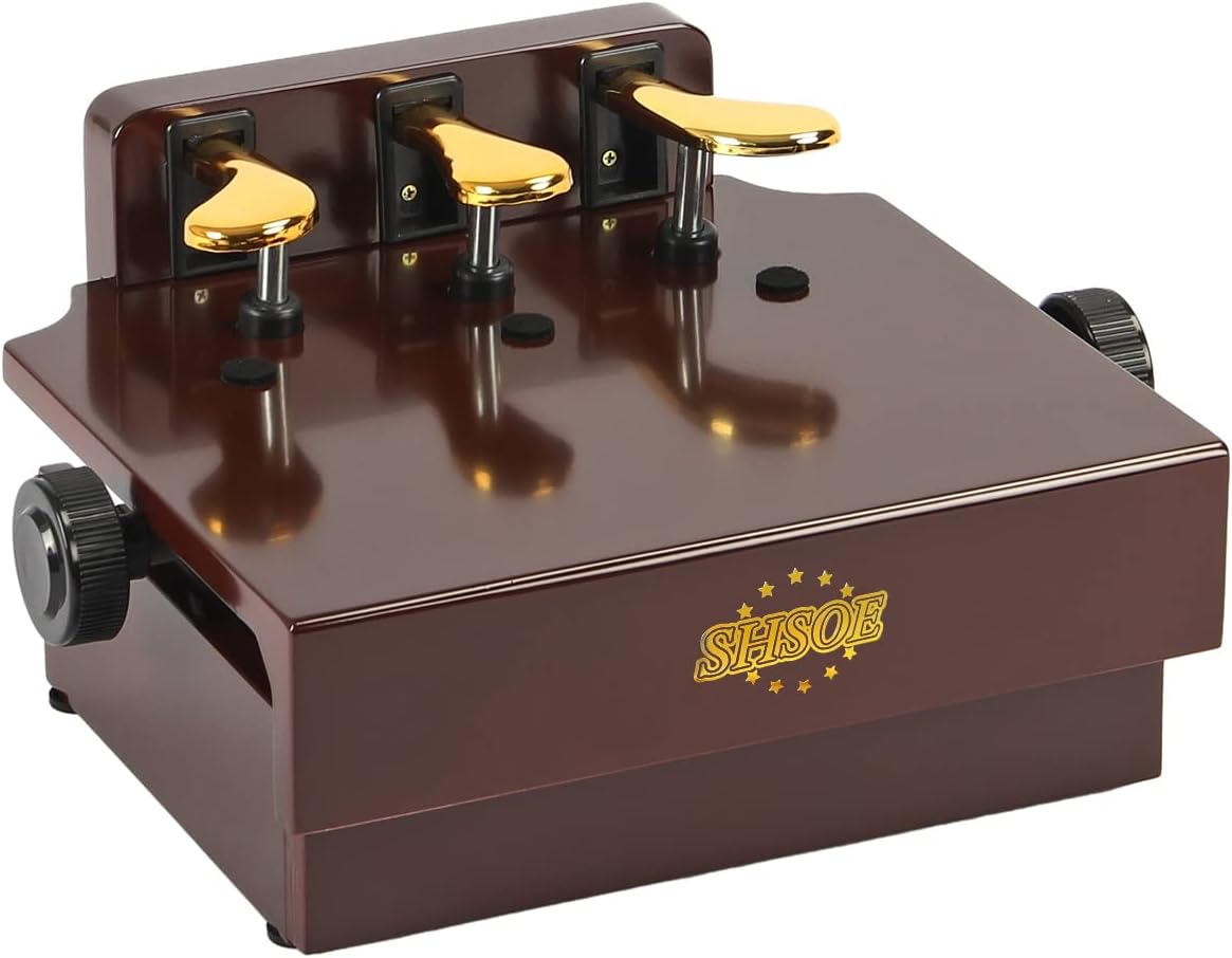 Wooden Piano Pedal Extender Bench for Kids, Height