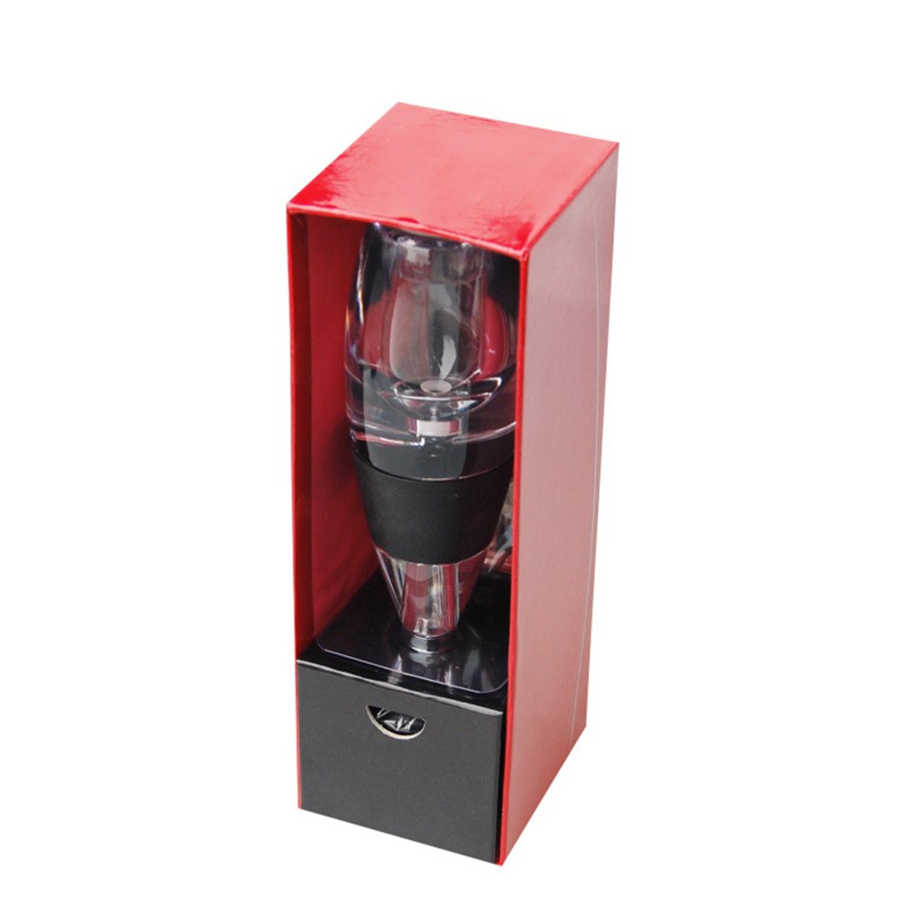 Pack De 4 Mini Aireadores De Vino – Decantador, Filtro, Vertedor Y Tapón (Plástico + Acero Inoxidable)