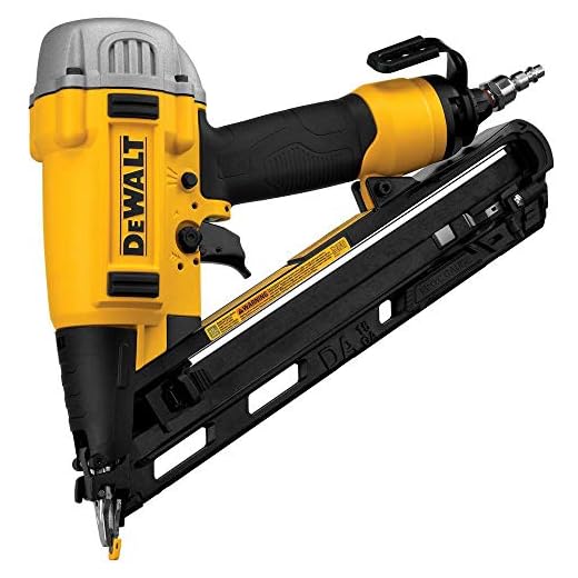 DEWALT Pneumatic Finish Nailer, 15-Gauge, 1/4 in., Corded (DWFP72155)