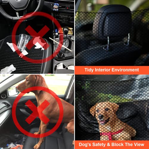 OmeHoin Hundegitter für den Kofferraum, großes Auto, Hunde-Absperrnetz, Sicherheitsnetz für Hunde, Haustiere, Fahrzeuge, universeller Maschendrahtzaunschutz, Absperrgitter, 51,2 Zoll x 35,5 Zoll