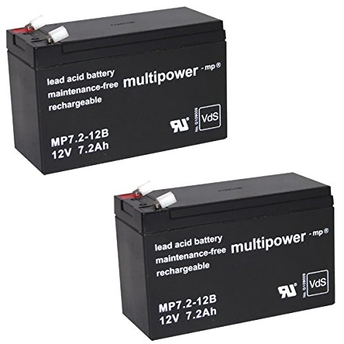 2x Ersatz Akku für 12V 7,2Ah Treppenlift Sitzlift Flow 1 2 Minivator 950 2000 Acorn Superglide 120 PB Bleigel Accu