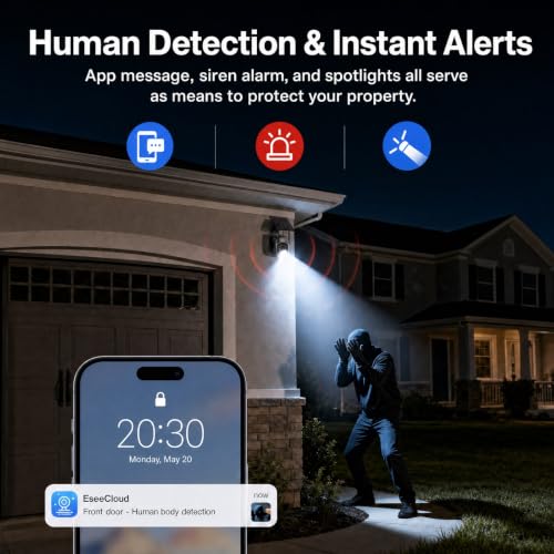Security Cameras Wireless Outdoor Kit, No Monthly Fee, Local Storage - image 7