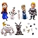 Hilloly 7PCS Principessa congelata Cake Topper Mini Action Figurine Set Frozen Decorazioni per Torte di Compleann Supplies per Bambini Micro Decorazione Paesaggio