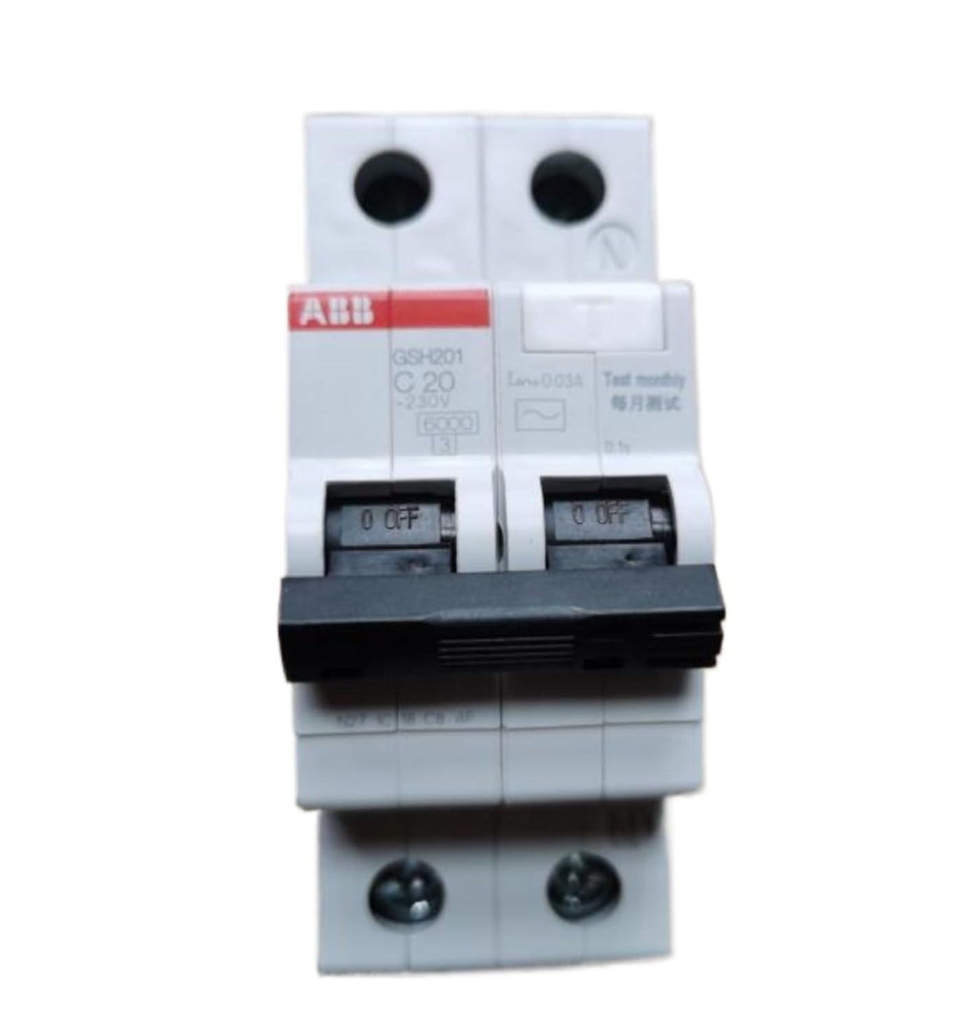1PCS Miniature Circuit Breaker GSH201 AC-C20/0.03