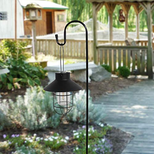 Gancho para pastores BESPORTBLE no chão, gancho de ferro para plantas, estaca de jardim para pendura