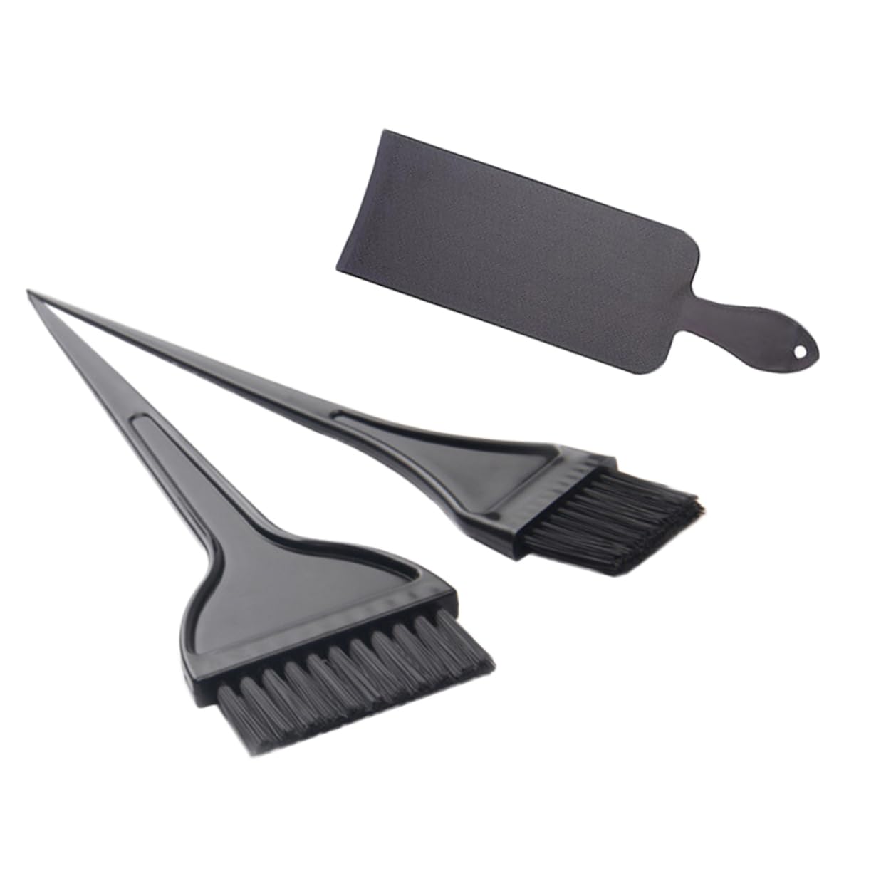 Beatifufu DIY Hair Dyeing Kit 3pcs Hair Tinting Brushes Dyeing Board for Salon and Home Easy to Use Comfortable Grip