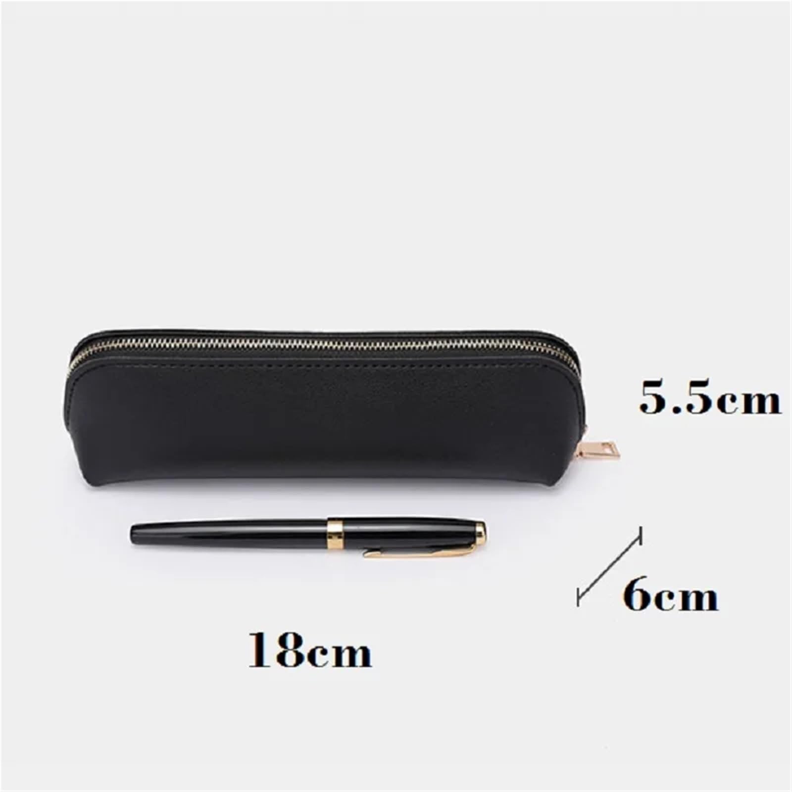 1 Estuche for lápices de PC, Estuche de Cuero for lápices, Estuche pequeño for lápices, Estuche de Cuero for Oficina para Estudiantes(Light Khaki)