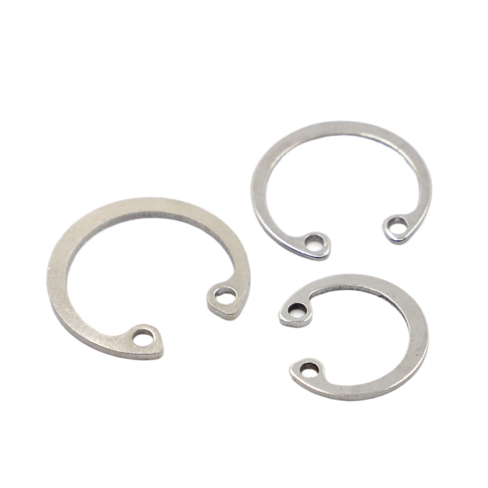 External Self-Locking Push-On Retaining Ring, Steel Plain Finish, 3/4 in Shaft Dia, 50 PK, Mfr: U36230.075.0001-A