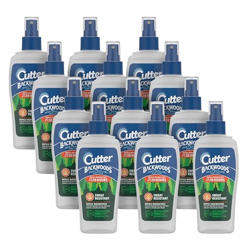 Cutter Insect Repellent Pump Spray, Backwoods, 12 Pack