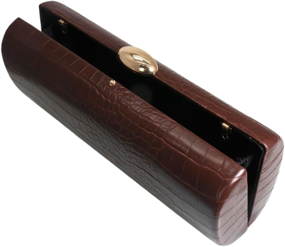 Women PU Leather Long Purse Handbag Crocodile Pattern Shoulder Clutch Bag for Casual Party - Image 5