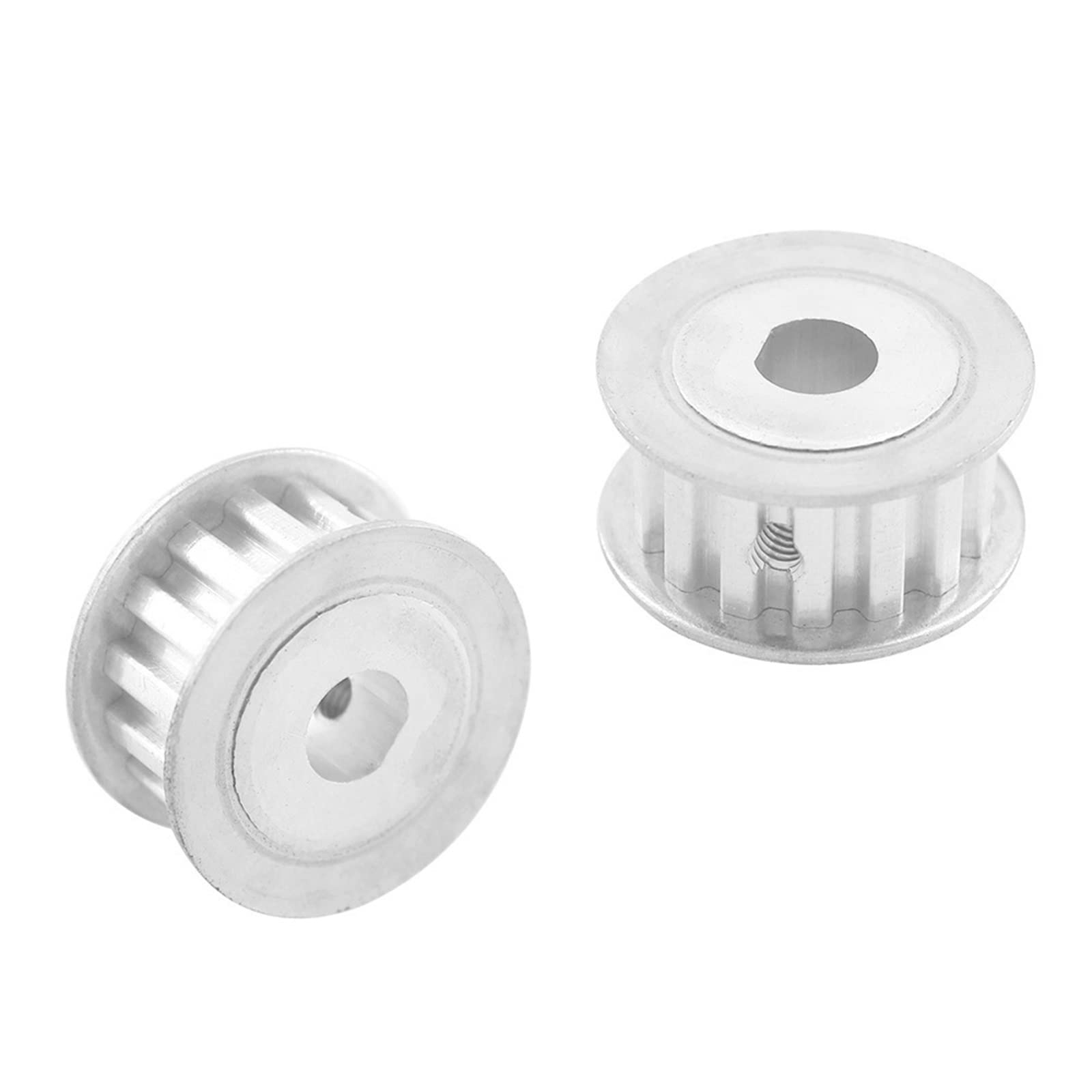 2 Stück XL 12T Zahnriemenscheiben Typ D - Aluminium Riemenscheiben