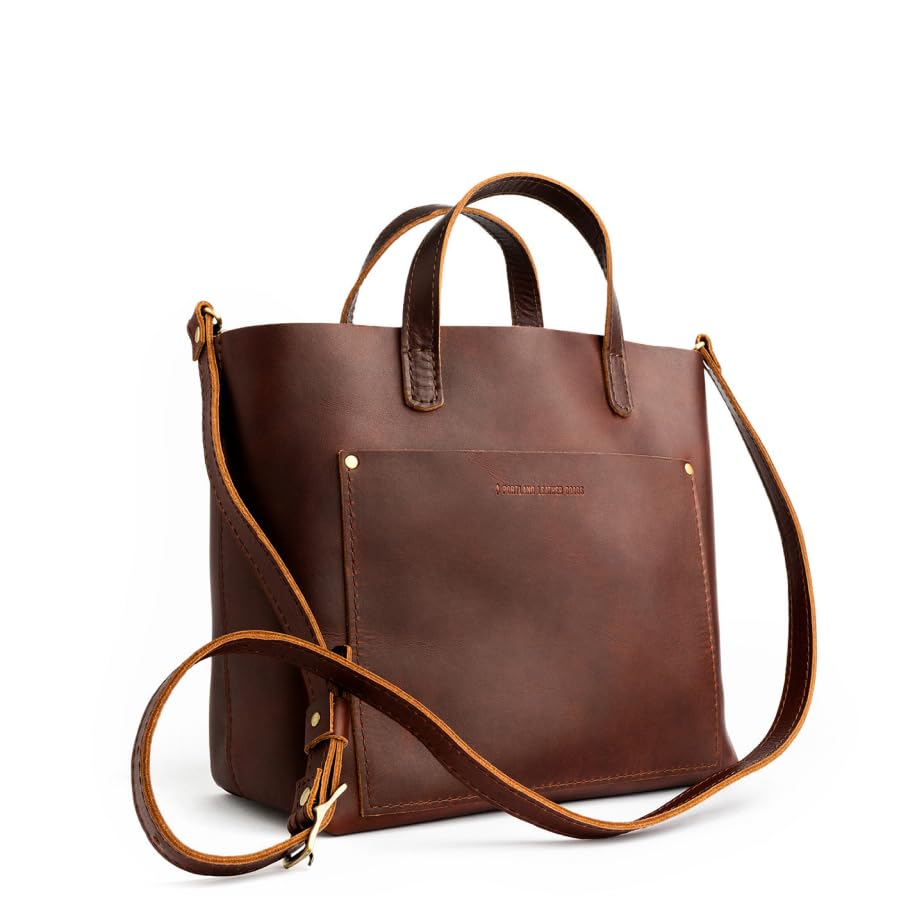 Image of Portland Leather Goods Medium Crossbody Tote for Women - Handmade from the Finest Full-Grain Hides | Handmade