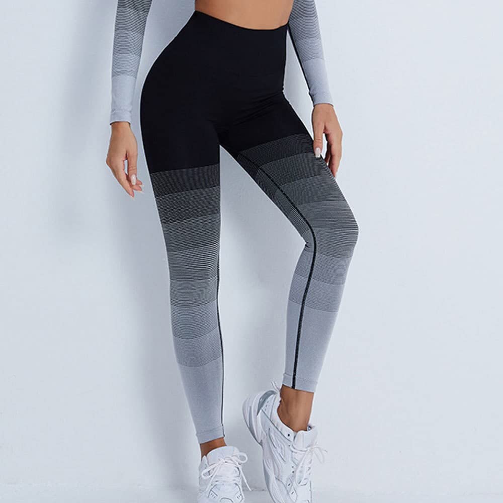 Damskie legginsy do jogi do fitnessu legginsy na siłownię damskie wysokiej talii sportowe obcisłe damskie bezszwowe legginsy spodnie sportowe odzież sportowa