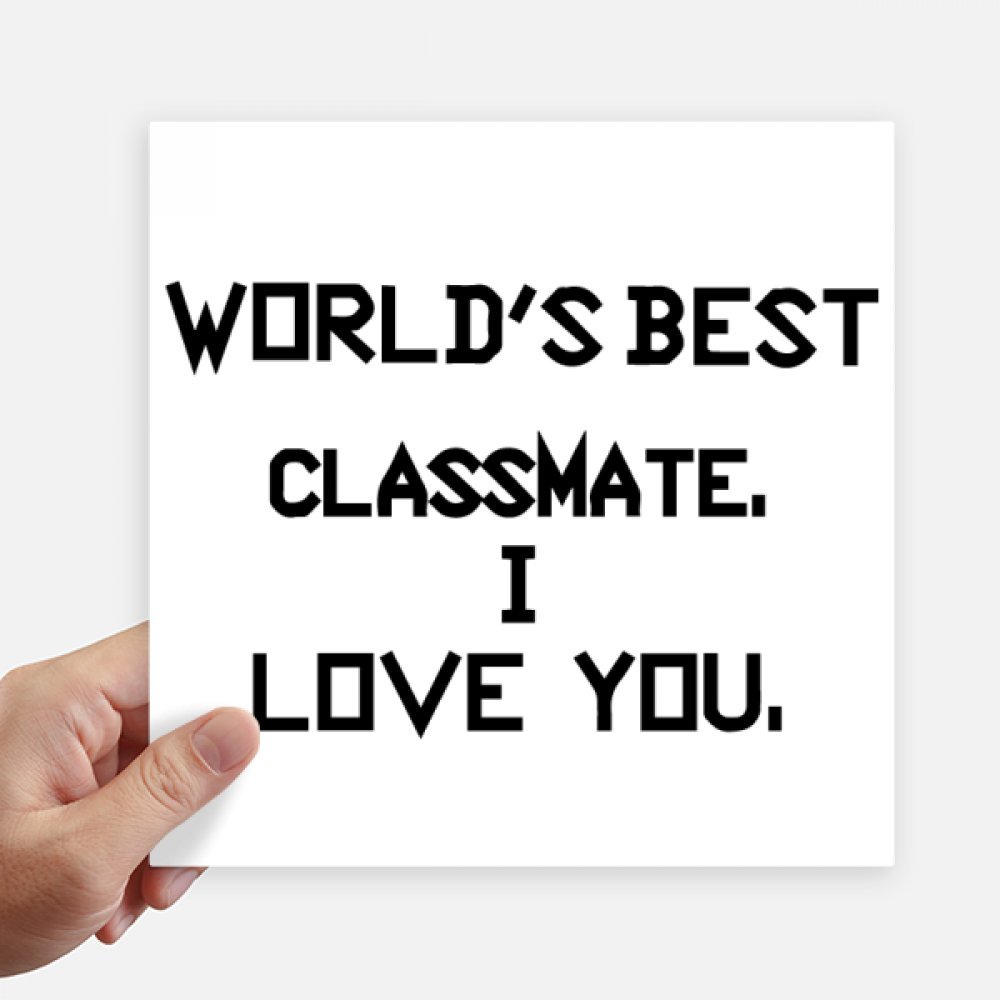 Autocollant I Love You pour ordinateur portable et valise