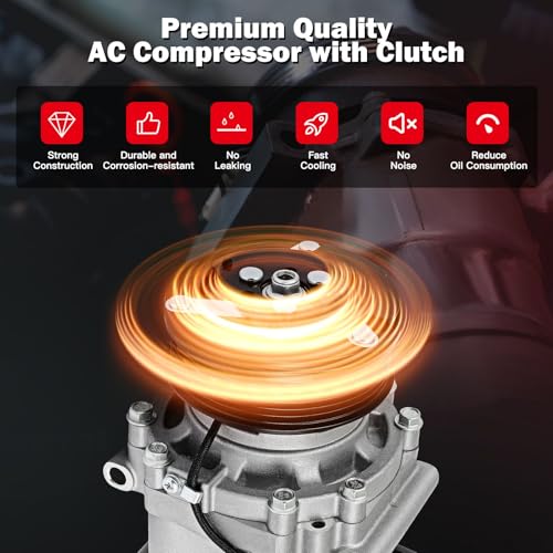 Image of CCIYU AC Compressor w /Clutch for Dodge Stratus 2.4L 2001-2006