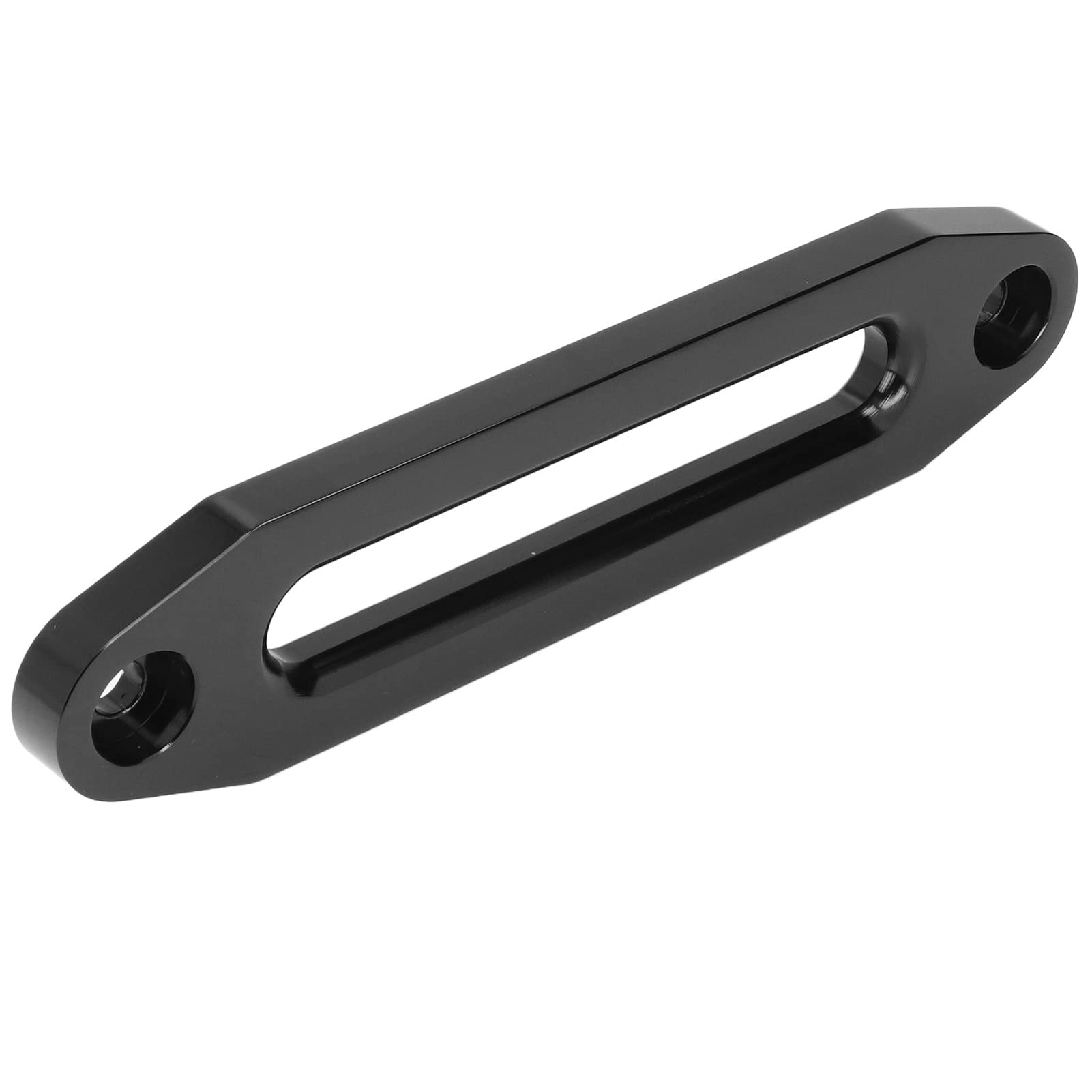 Guide-Câble Latéral,Chargement De 8 000 À 15 000 Lb En Aluminium 10 Pouces Treuil Hawse Fairlead Bords Ronds Guide-Câble À Rouleau De Treuil Atv Pour Utv(Le Noir)