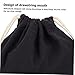VICASKY 4pcs Hair Dryer Storage Bag Reusable Canvas Drawstring Pouches for Travel