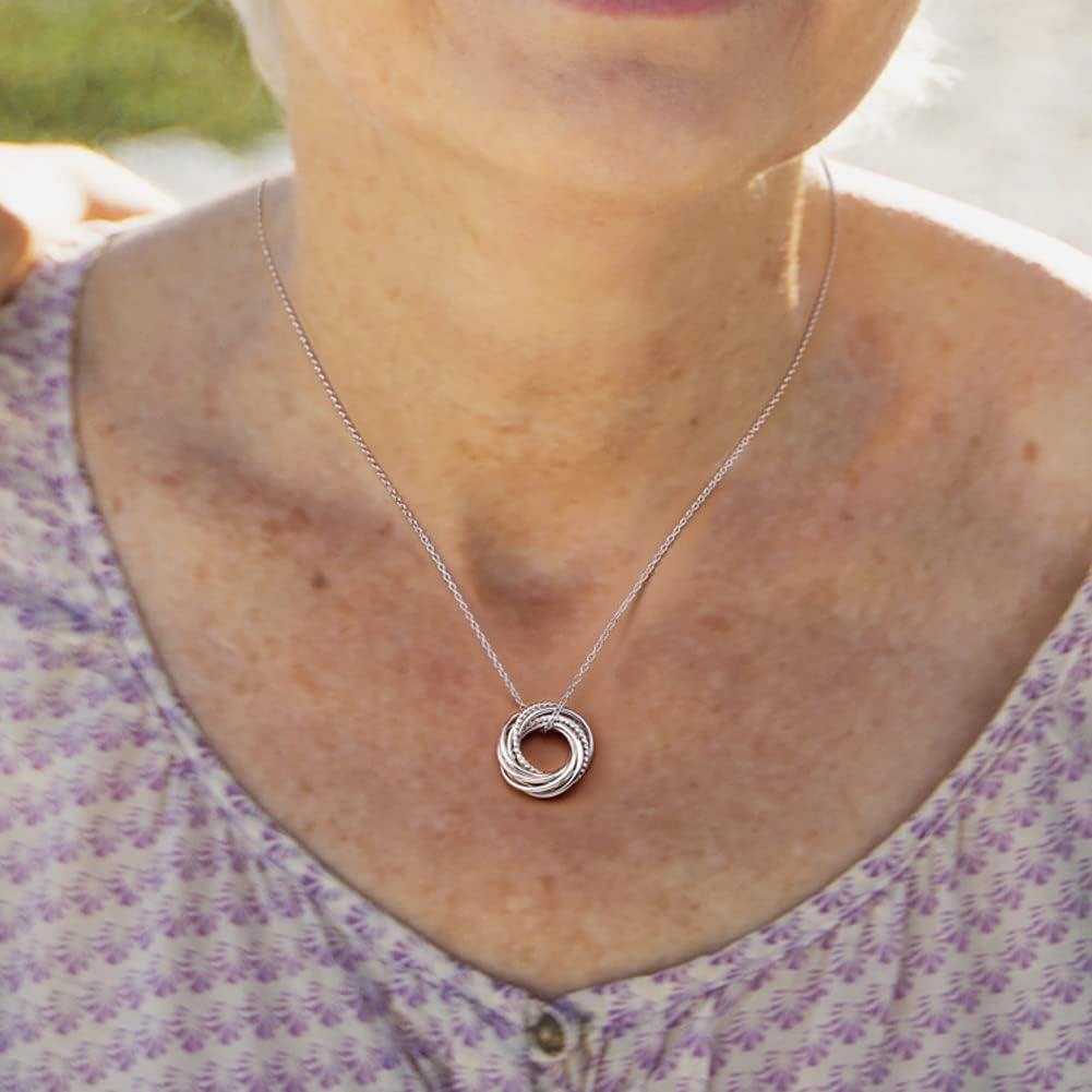 Birthday Gifts for Women Sterling Silver 30th 40th 50th 60th 70th 80th 90th Birthday Necklace For Her 3 4 5 6 7 8 9 Decade Jewelry 30 40 50 60 70 80 90 Years Old - Image 4