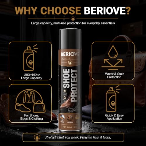 Image of Protect Shoe Protector Spray - 6.7 OZ Waterproofing Spray | Rain & Stain Waterproof Nano Protection for Leather, Suede, Sneaker